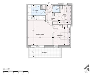  Appartement à vendre 2 pièces 60 m²