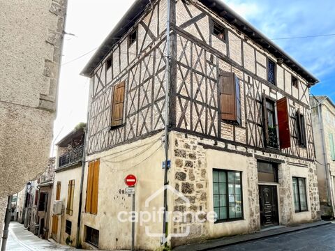 Bureaux de 180m2 avec sous-sol int&eacute;gral en cœur de ville dans un bel immeuble en pierre 950 47130 Port sainte marie