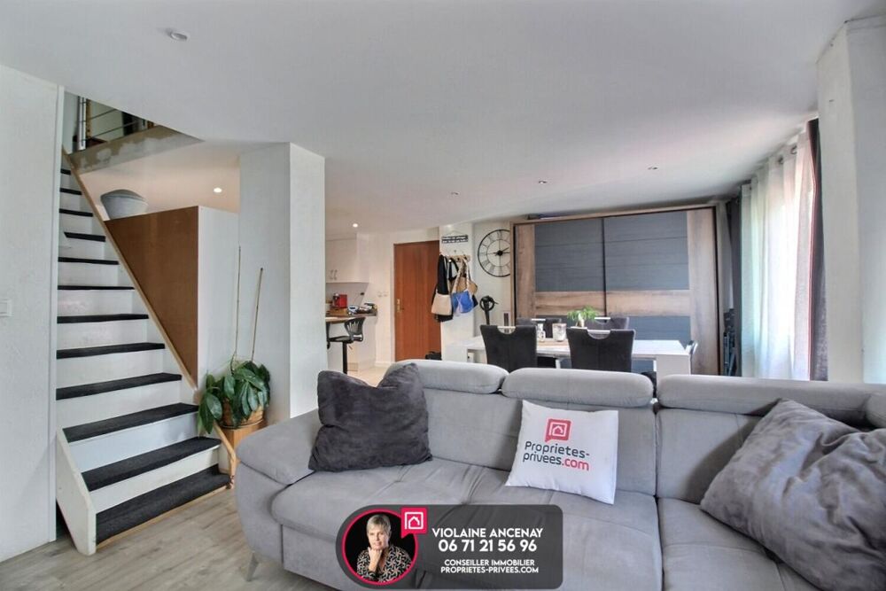 Appartement en duplex ,Aix Les Bains, 100 m2 avec parking et cave