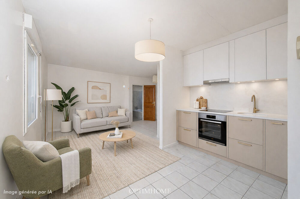 COEUR DE VILLE- Rue Paul Bert  Grand studio lumineux de 32 m²