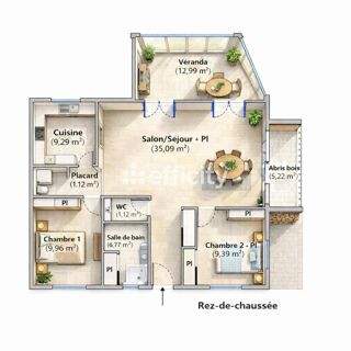  Maison � vendre 4 pi�ces 73 m�