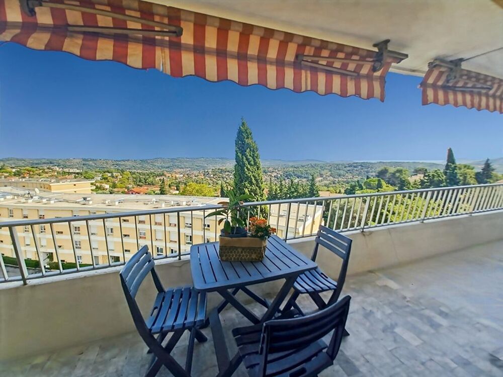 Grand T3/4 VUE MER 75m² der étage GRASSE SUD
