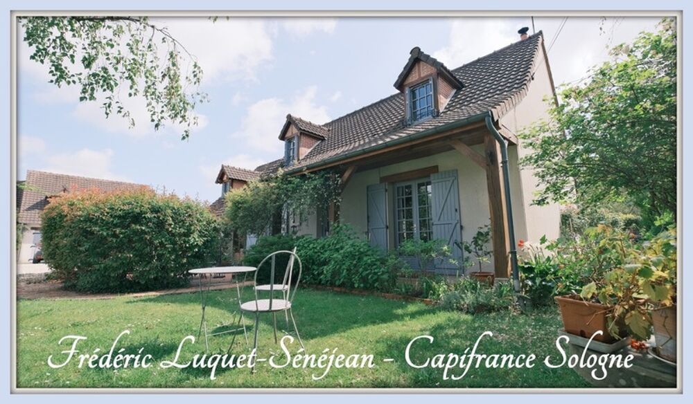 Vente Maison Propriété 9 pièces, piscine couverte, étang, dépendances sur 8 500 m² de terrain arboré à vendre à CHAON (41) Chaon