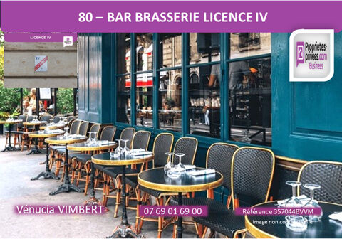 EXCLUSIVITE ABBEVILLE ! Bar Brasserie Licence IV Terrasse et Logement 56000 80100 Abbeville