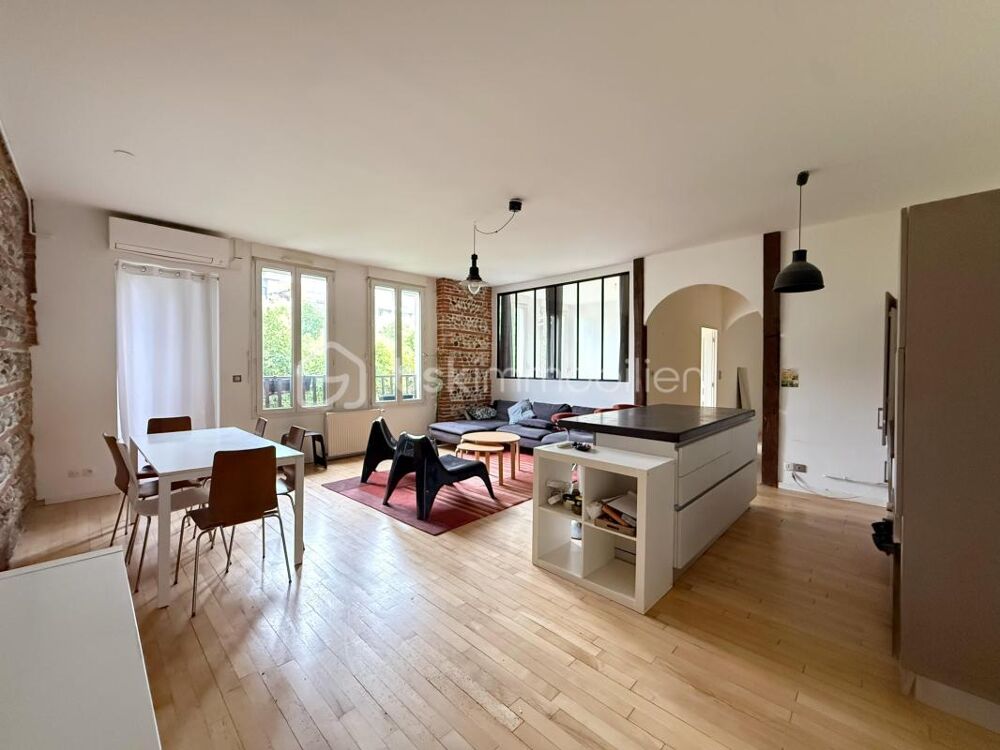 Toulouse  Boulevard de la Gare  Appartement T4 de caractère de 97 m² avec boxe