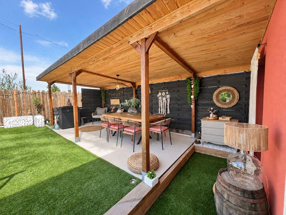 Maison plain pied avec piscine
