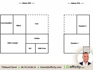  Maison à vendre 4 pièces 82 m²