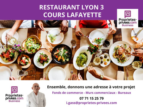 69003 PARIS - RESTAURANT 60 COUVERTS, TERRASSE Cours Lafayette 107000 69003 Lyon