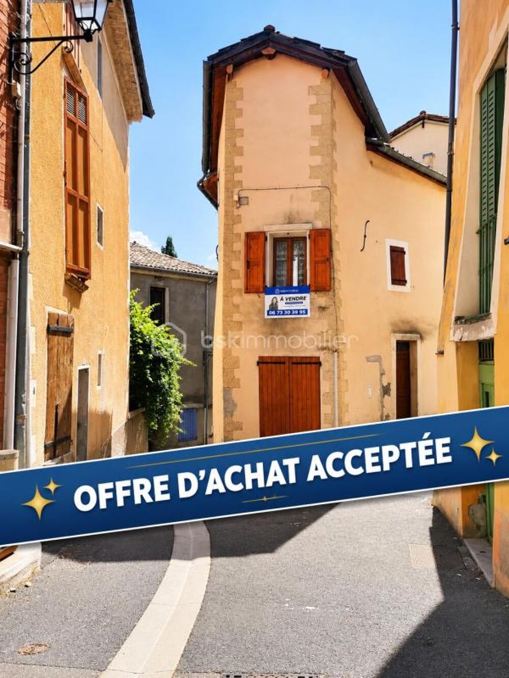Maison de 100m² - 3 chambres - accès véhicule, cave 35m² - Coeur de THOARD