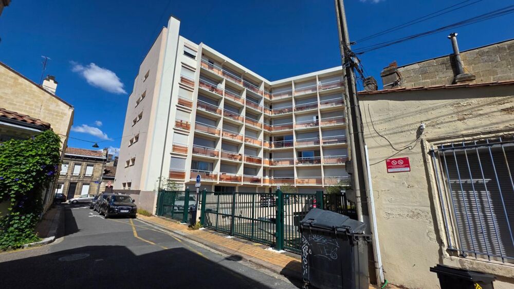 Vente Appartement Studio 29m² Balcon + Cave Bordeaux Tondu Bordeaux