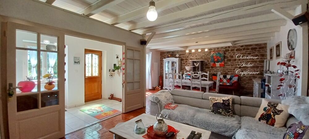 Vente Maison Charolles à 5 minutes, Maison en pierres, rénovée, de 128 m² avec grange attenante aménageable, sur terrain de 2 357 m² Vendenesse les charolles
