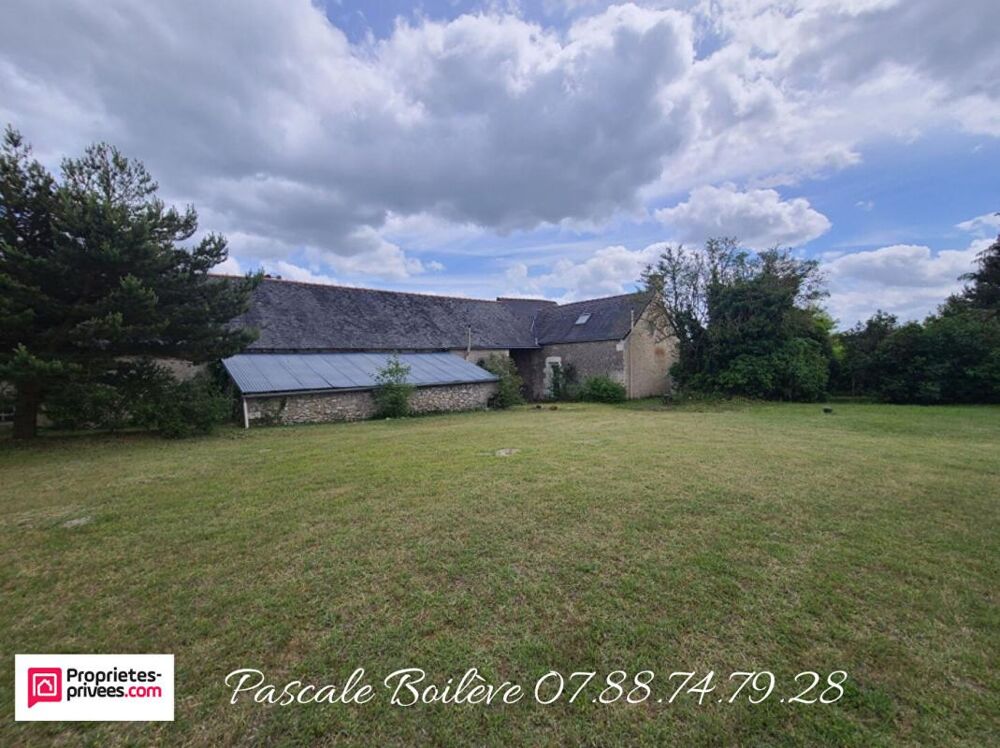 Maison avec grange et terrain ? Méon (49490)