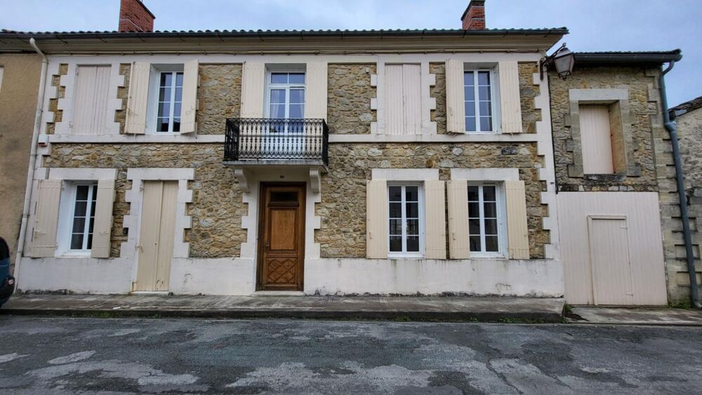 Vente Maison Maison de village en pierres de 240 m²  plus un appartement f 4 à Villefranche De Lonchat 24610 24610 villefranche de lonchat