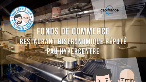 Fonds de commerce Restaurant bistronomique &agrave; vendre PAU (64) 120560 64000 Pau