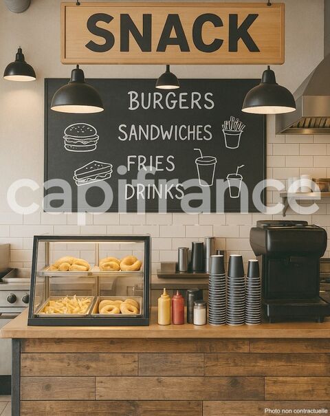 À VENDRE - Fonds de commerce RESTAURANT / SNACK / VENTE A EMPORTER / CAFE Arrière Pays Cannois 168000 06370 Mouans sartoux