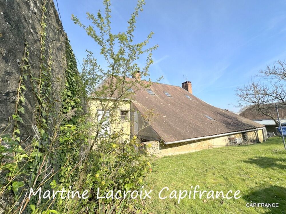 Dpt SARTHE (72), à vendre SCEAUX SUR HUISNE (72) - MAISON BOURGEOISE P8 de 220 m² - Terrain de 1000 M²
