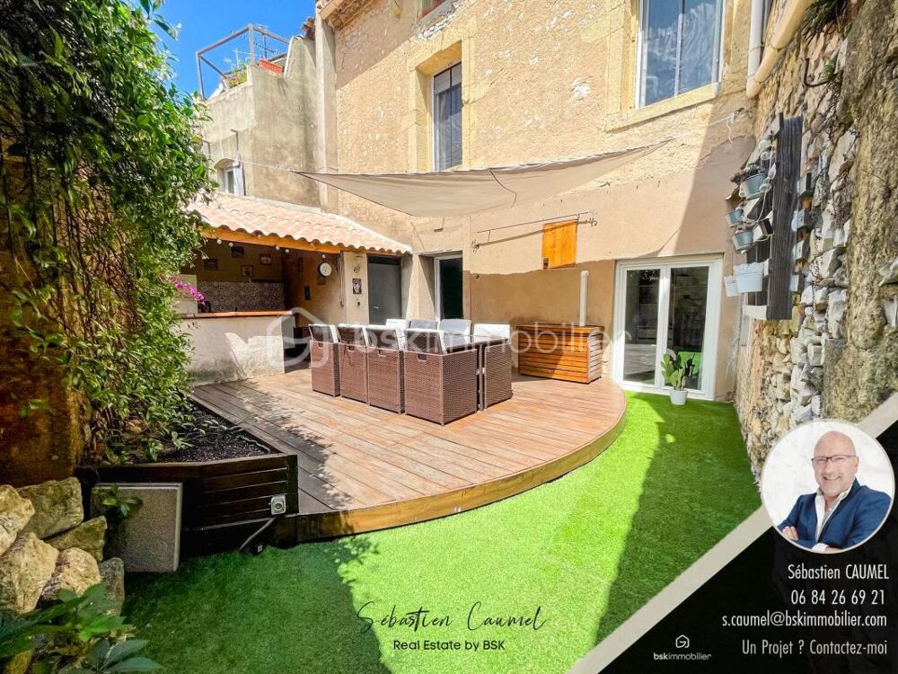 Vente Appartement Plain-pied absolu - Esprit maison vigneronne - 114 m² + cour privée 43 m² - DPE B Cournonterral