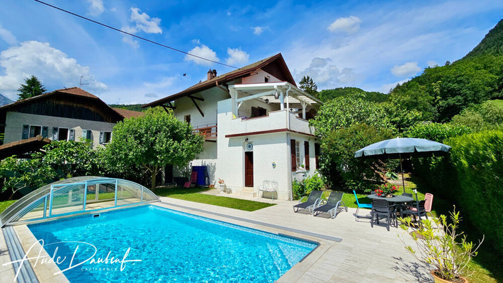 Maison 4 chambres avec terrasse, piscine, jardin arboré, garage, atelier