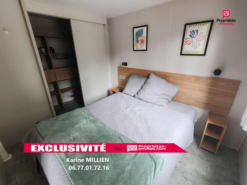Vente Maison MARCILLY SUR EURE 27810 Mobil home aménagé et équipé - 2 chambres - Grand terrain clos avec une partie boisée - 92241  HAI Marcilly sur eure