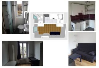  Appartement à louer 1 pièce 17 m²