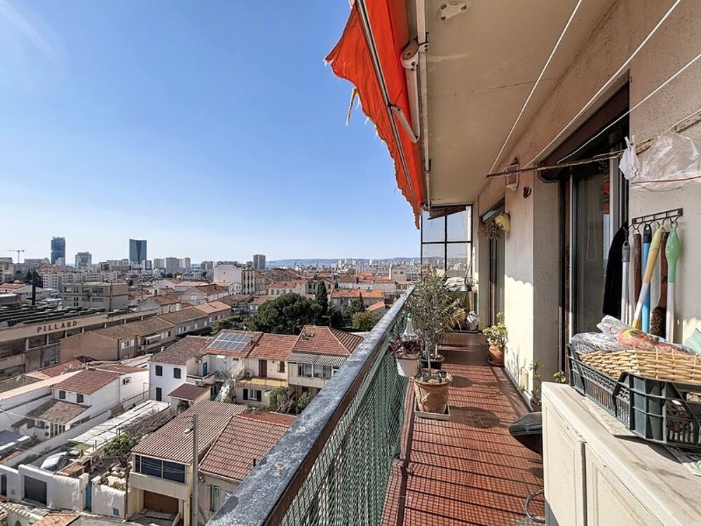 Vente Appartement MARSEILLE 14? – APPARTEMENT T4 LUMINEUX AVEC BALCON + CAVE & GARAGE EN SUPPLÉMENT Marseille 14