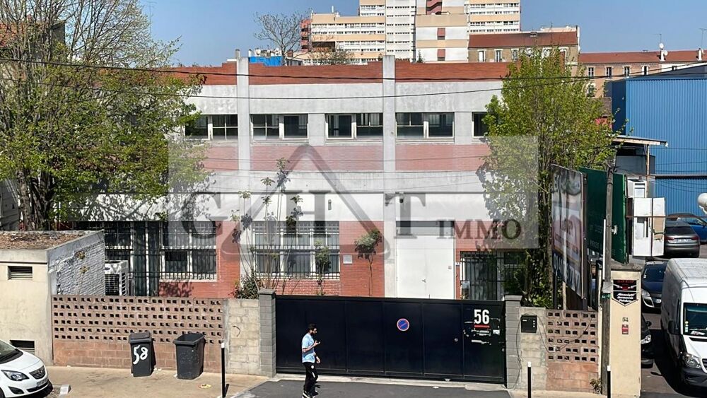   ENTREPOT-BUREAUX A LOUER DE 1400 M2 SUR AUBERVILLIERS ! 