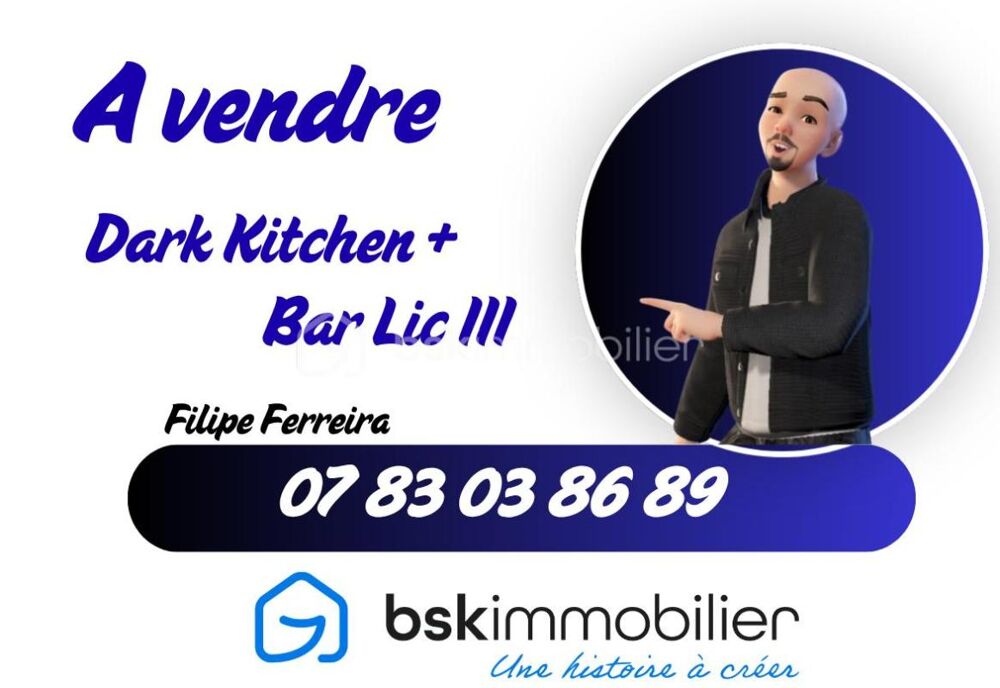  Dark kitchen + bar avec licence III 