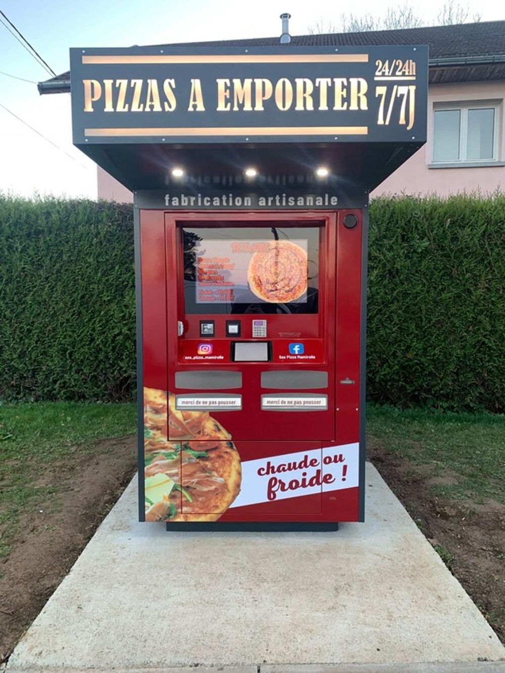   Annonce exceptionnelle:Affaire clé en main de distributeurs de Pizza 