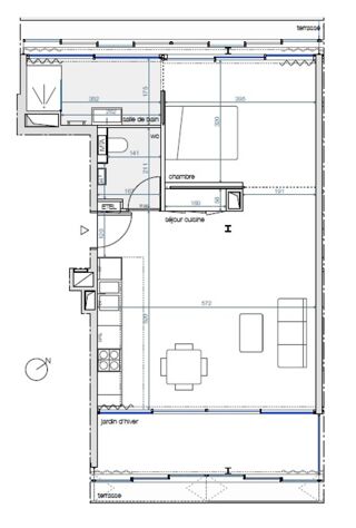  Appartement � vendre 2 pi�ces 53 m�