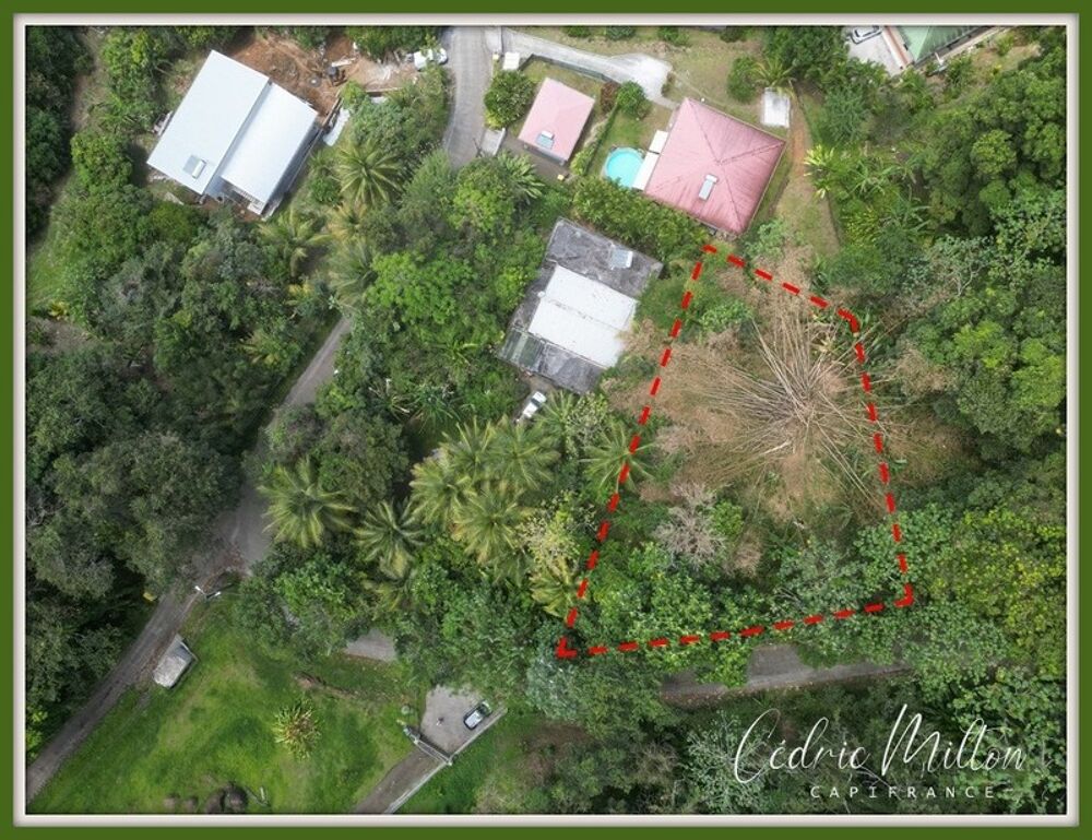 Vente Terrain Terrain de 1 000 m² vue mer – Anses-d'Arlet, quartier Cocoyers Les anses d arlets