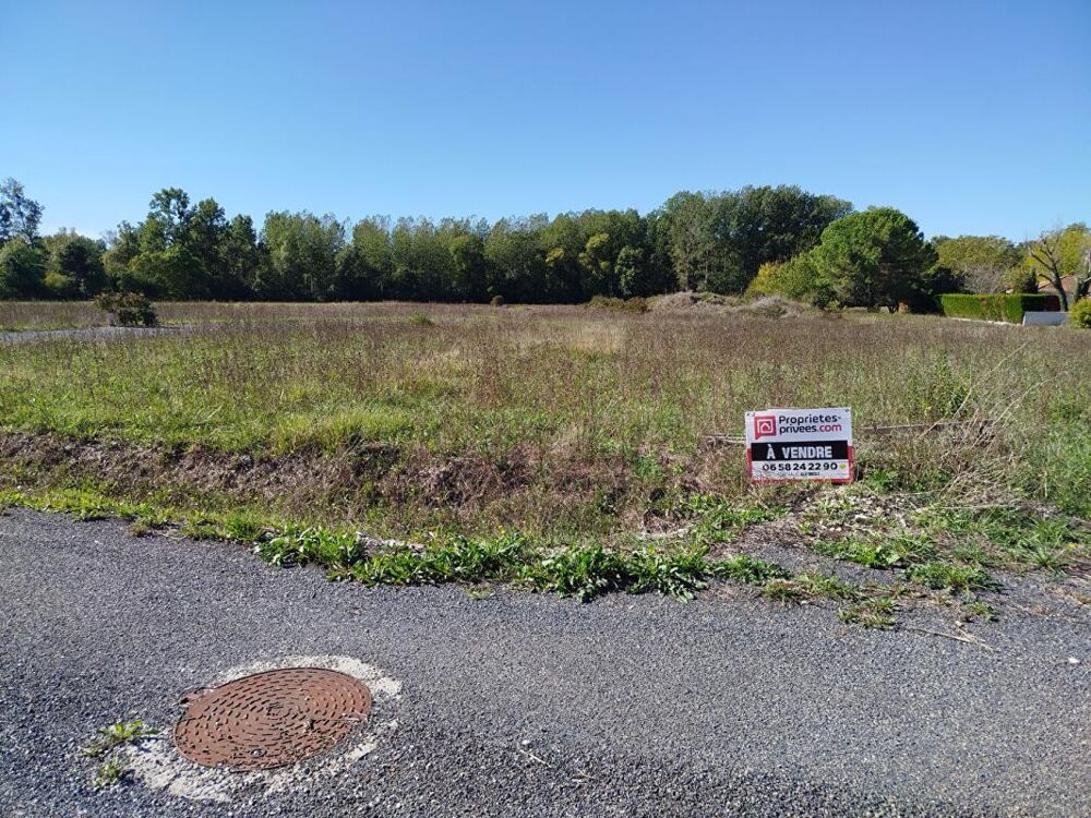 Vente Terrain Terrain 1080 m² viabilisé à coànstruire - Gimeux 16310 Gimeux