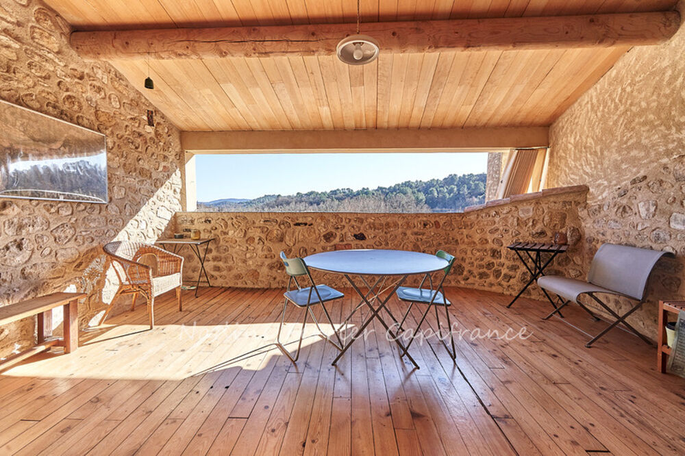 JOUQUES (13)  GRANDE MAISON DE VILLAGE RÉNOVÉE  215 M²  4 CHAMBRES  TERRASSE PANORAMIQUE