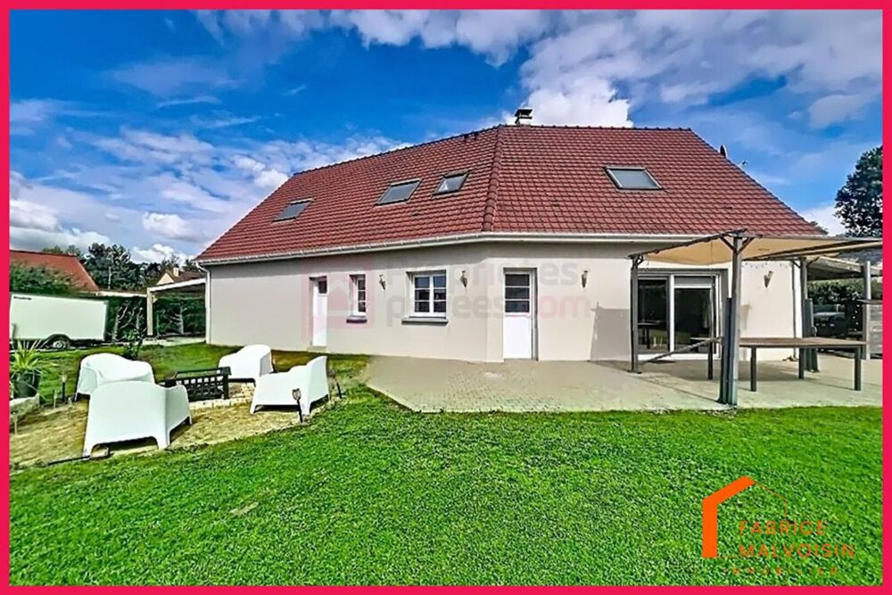 Maison Campagne Les Hesdin 5 pièce(s) 161 m2 avec vie de plain-pied
