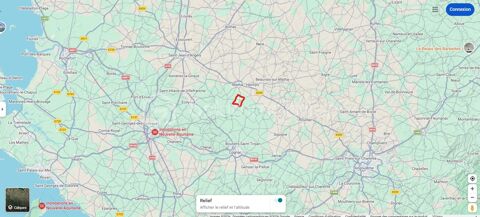 Terrain pro 9 653 m&sup2; � Zone artisanale � Acc&egrave;s  A10  a 30 mn � Thors / proche Saint-Jean-d'Ang&eacute;ly 143100 17160 Thors