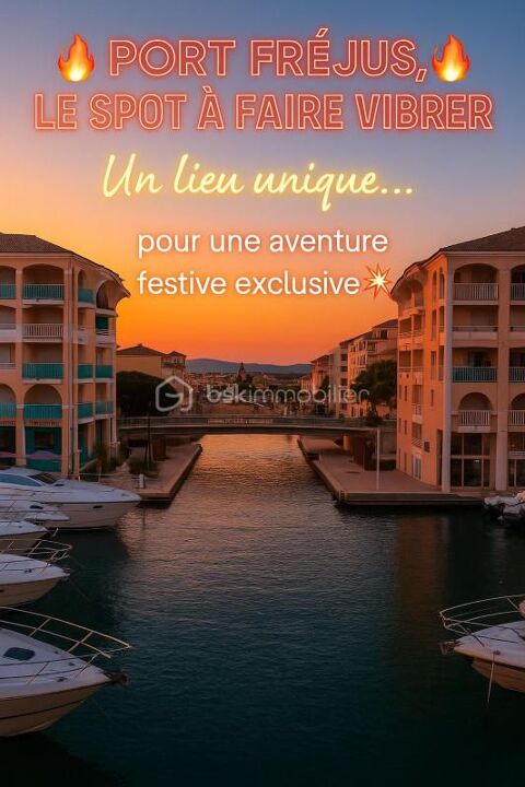 &Agrave; VENDRE – Brasserie / Salon de th&eacute; / Salon shisha / Glacier / Pizzeria / Cocktails / Plats &agrave; emporter  Port de Fr&eacute;jus 695500 83600 Frejus