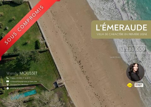   Villa de caract�re en premi�re ligne acc�s direct � la plage Villa - 9 pi�ce(s) - 173 m�