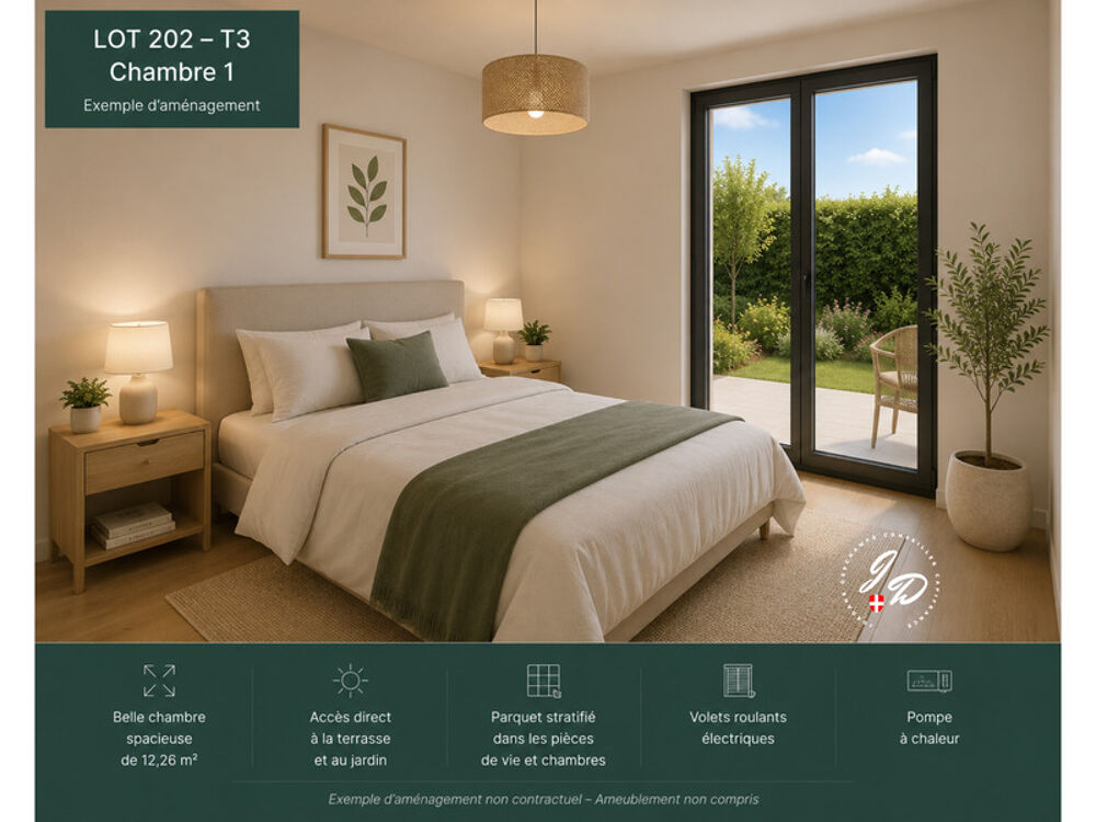 Vente Appartement ENTRELACS (ALBENS) – T3 NEUF AVEC JARDIN PRIVATIF DE 96 M² ET GARAGE Albens