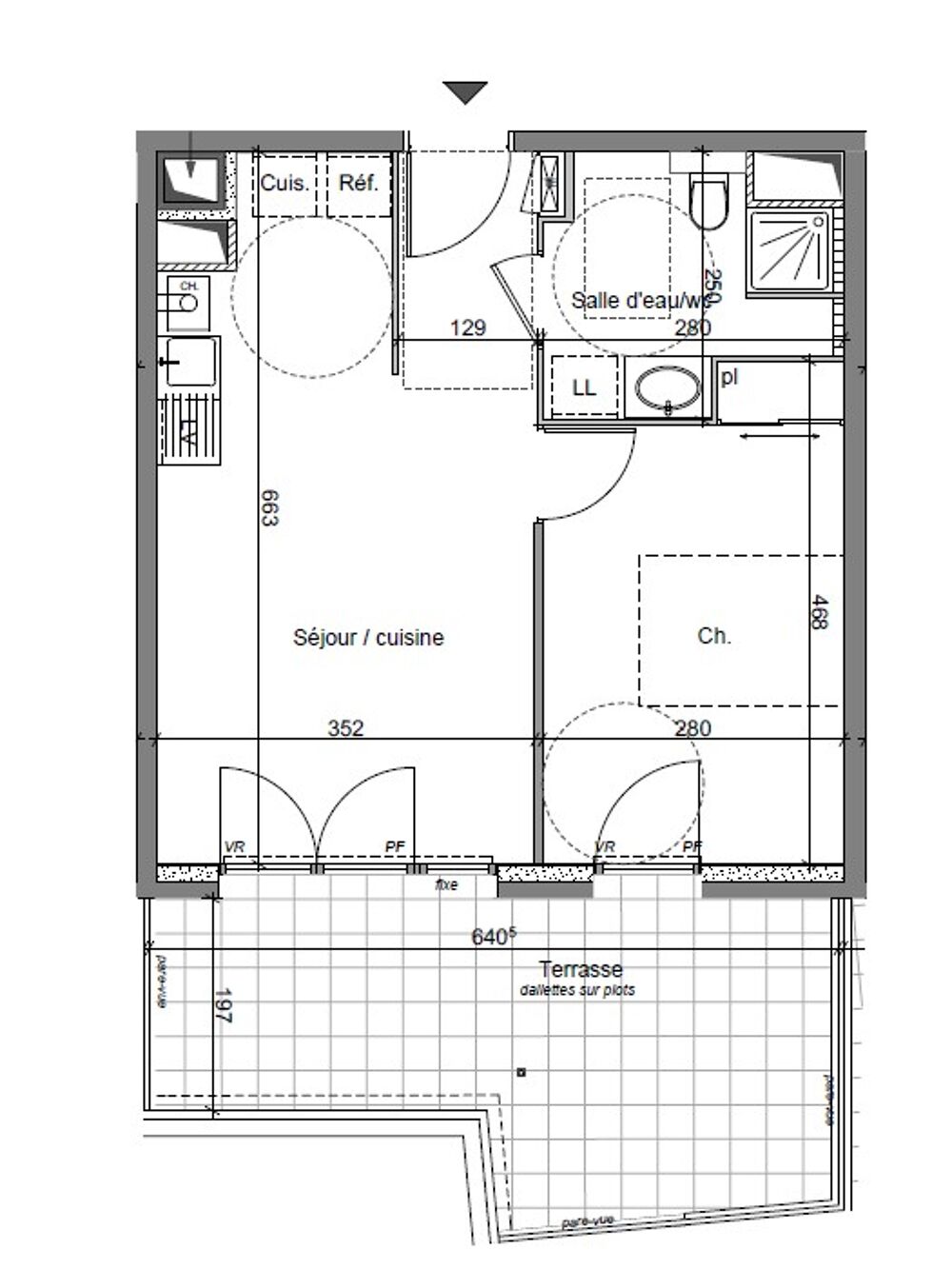 Location Appartement T2 avec terrasse et parking à VILLEURBANNE Villeurbanne