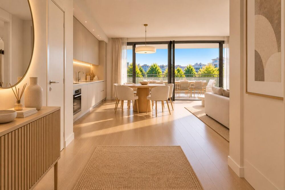 Vente Appartement APPARTEMENT 3 PIÈCES TRAVERSANT DE 65 M² AVEC BALCON CÔTÉ JARDIN ET DEUX PARKINGS, AUX PORTES DE PARIS Issy les moulineaux