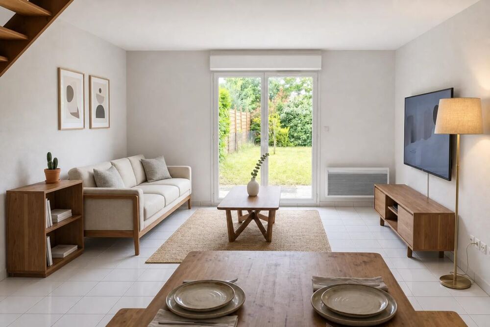 Maison 3 chambres avec garage et jardin