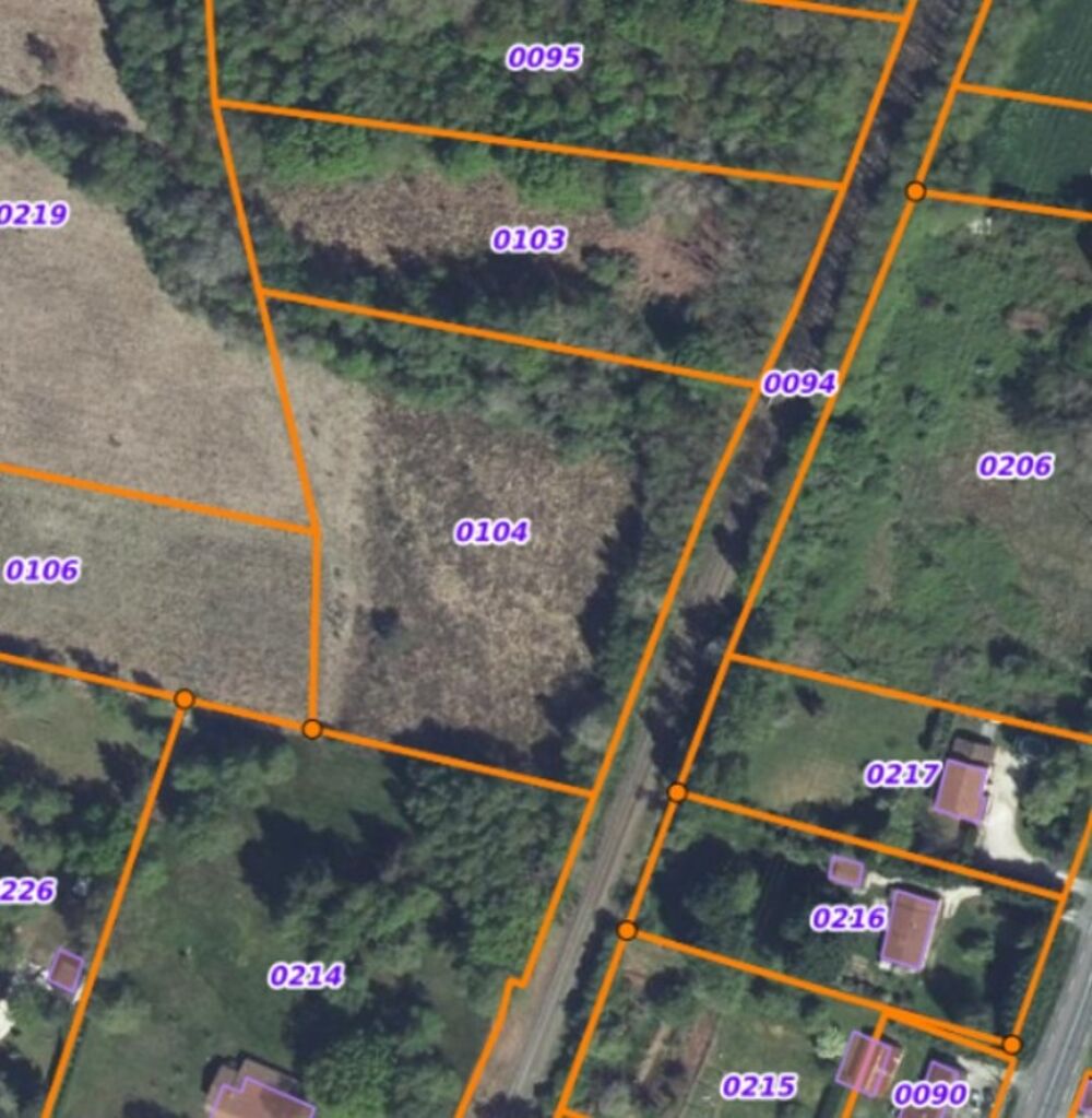 Vente Terrain Terrain à vendre de 8 172,00 m² CHALAIS (24) Chalais