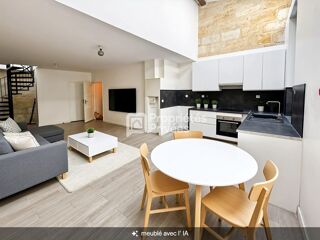 Vente Appartement BORDEAUX JUDAÏQUE  ENTRÉE INDÉPENDANTE  DUPLEX 2 CHAMBRES  et 2 SALLES D'EAU  1er et DERNIER ÉTAGE Bordeaux