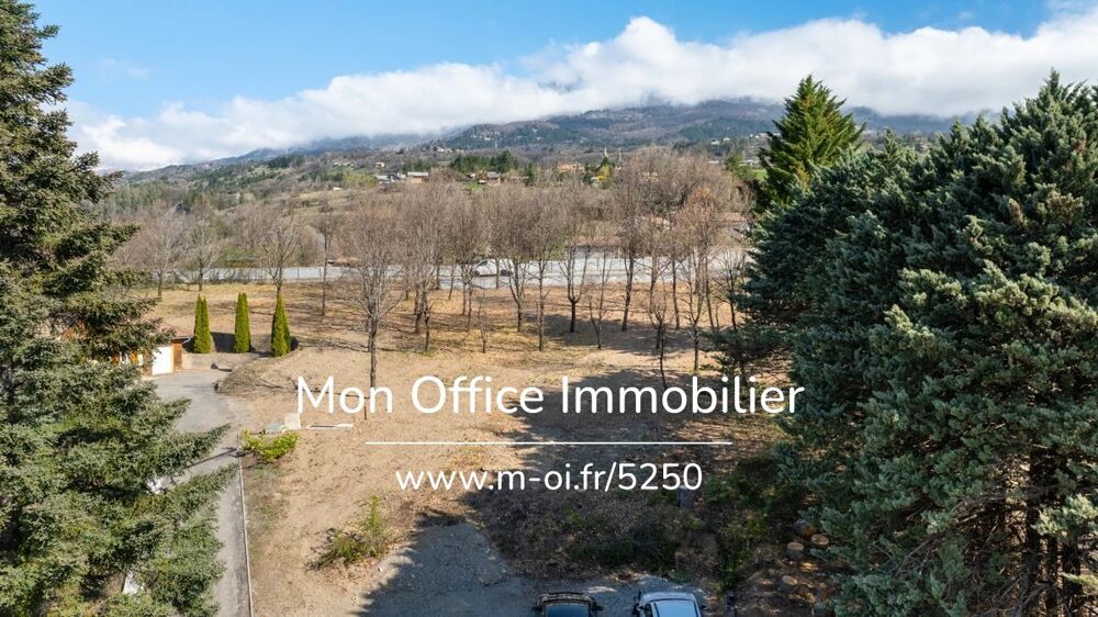 Vente Terrain Référence : 6621-MTE. - Terrain viabilisé et borné avec permis purgé -  Vue Lac de Serre-Ponçon Prunieres
