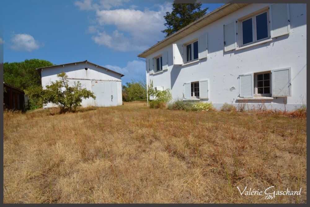 Saint seurin sur l'isle -Maison 4 chambres + sous sol total, grange et terrain