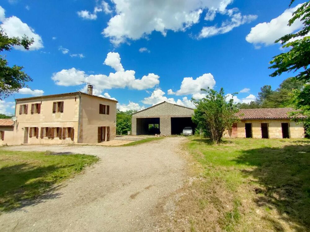 PROPRIETE : MAISON EN PIERRE 150 m² + ECHOPPE 120 m² + HANGAR 230 m² - TERRAIN 1 HECTARE