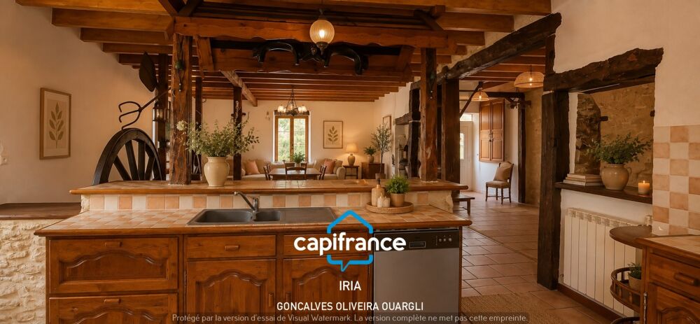 Propriété de caractère  Corps de ferme d'exception sur 1,5 hectare  Un havre de paix au coeur du Lot-et-Garonne