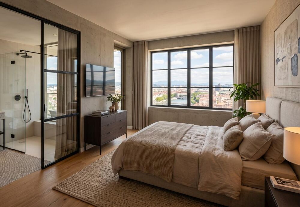 **Magnifique appartement 3 chambres en DERNIER ETAGE + 40m2 de TERRASSE + 2 places de PARKING SOUS SOL !!***