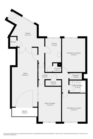  Appartement � vendre 4 pi�ces 91 m�