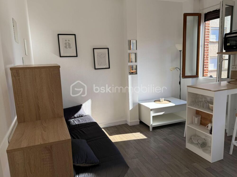 Toulouse  Bas Guilheméry, studio rénové, meublé et libre