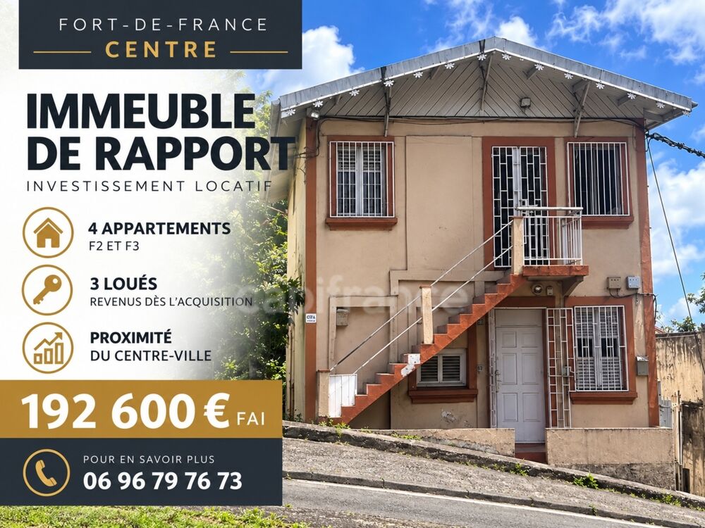 Vente Immeuble Immeuble de rapport à vendre FORT DE FRANCE (972) Fort de france